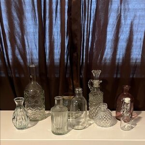 Glass Vases and Storage